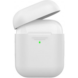 AHASTYLE Силиконовый чехол  дуо для Apple AirPods White (AHA-02020-WHT)