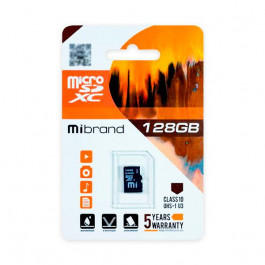 Mibrand 128 GB microSDXC UHS-I U3 + SD-adapter (MICDHU3/128GB-A)