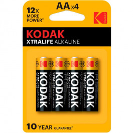 Kodak AAA bat Alkaline 4шт XtraLife (30411784)