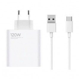 Xiaomi 120W Charger + USB Type-C Cable White (BHR6034EU)