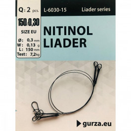 Gurza Nitinol Leader / 0.35mm 25cm / 2pcs