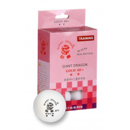 Giant Dragon М’ячі для настільного тенісу  Gold Star** 8332 6шт