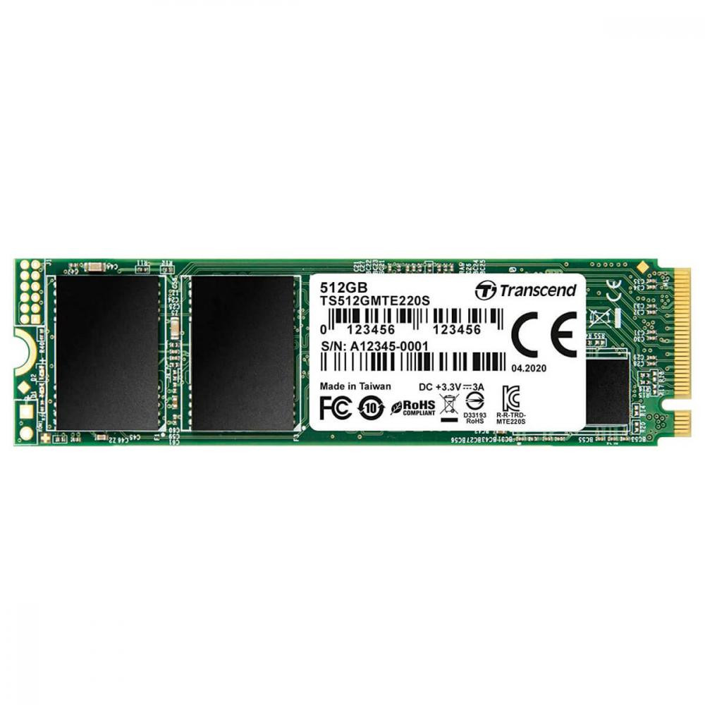 Transcend NVMe SSD 220S 512 GB (TS512GMTE220S) - зображення 1