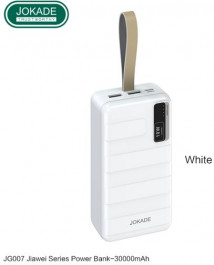 JOKADE JG007 Power Bank 30000mAh White