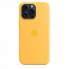 Apple iPhone 15 Pro Max Silicone Case with MagSafe - Sunshine (MWNP3) - зображення 2