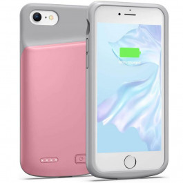 iBattery Battery case  для iPhone 6/6s/7/8 Slan 6000 mAh rose