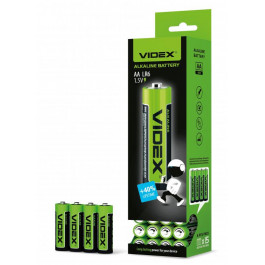 VIDEX AA bat Alkaline 4шт (25468)