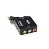 STLab HDMI - RCA Black (U-995) - зображення 1