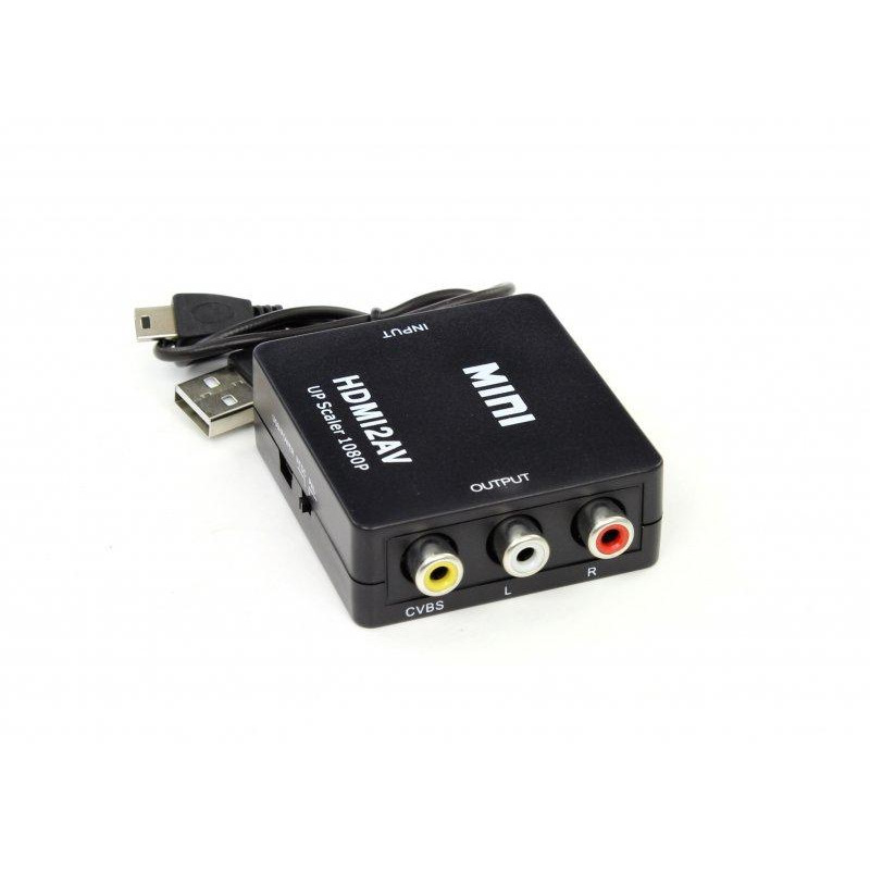 STLab HDMI - RCA Black (U-995) - зображення 1