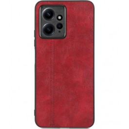 Cosmic Чохол для смартфона Cosmiс Leather Case for Xiaomi Redmi Note 12 4G Red (CoLeathXRN124GRed)