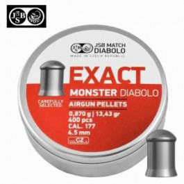 JSB Diabolo Exact Monster 4.52 мм, 0.87 г, 400 шт.