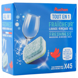 Auchan Таблетки для посудомийної машини , 45 шт. (3596710513093)