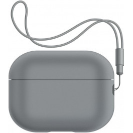 ArmorStandart Silicone Case with straps для Apple Airpods Pro 2 Gray (ARM68610)