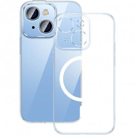 Baseus Crystal Series Magnetic Glass Case iPhone 14 Plus Transparent (ARJC010002)