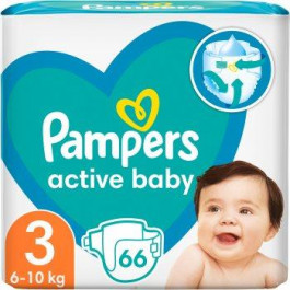 Pampers Active Baby 3, 66 шт