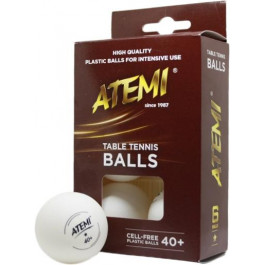 ATEMI М'ячі для настільного тенісу  1* 6 шт 40+ Білі (NTTB1*6 40+)