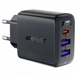 Acefast A57 35W USB-A+USB-C Black