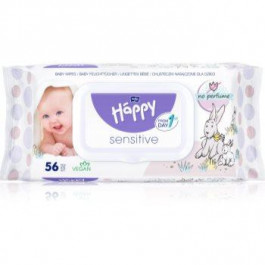 Bella baby Happy Sensitive вологі очищуючі серветки для дітей 56 кс