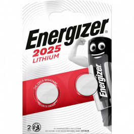 Energizer CR-2025 bat(3B) Lithium 2шт (E301021501)