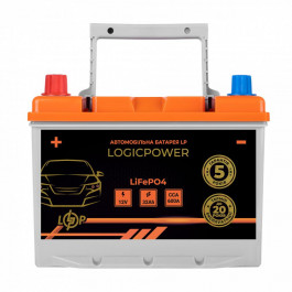 LogicPower 12V - 32 Ah (+ слева) BMS 600А (24762)