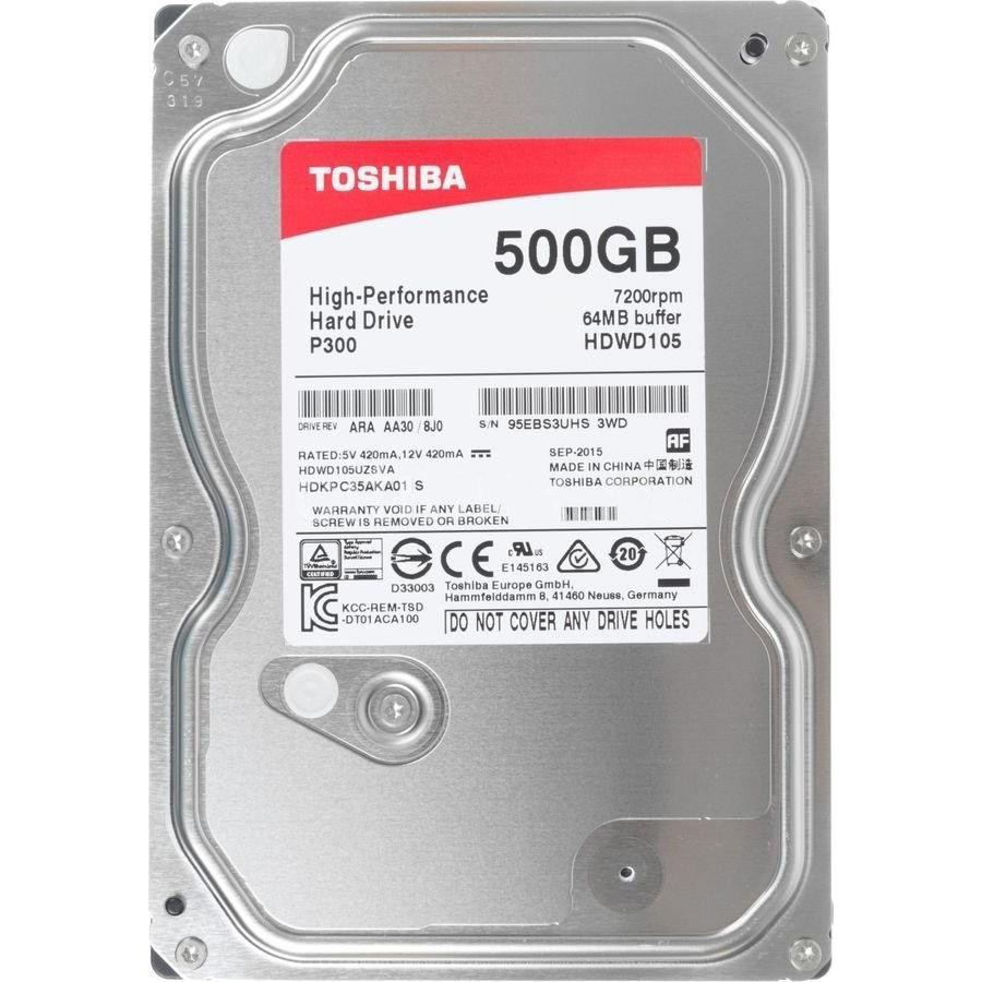 Toshiba P300 500 GB HDWD105UZSVA - зображення 1