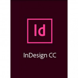Adobe InDesign CC teams Multiple/Multi Lang Lic Subs New 1Year (65297582BA01A12)