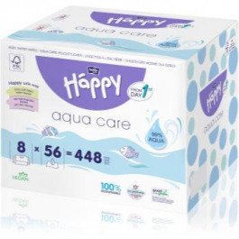 Bella baby Happy Aqua Care вологі очищуючі серветки для дітей 8x56 кс