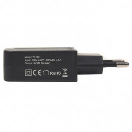 PowerPlant W-280 USB/Lightning LED 220В, 5В, 2A (SC230020)