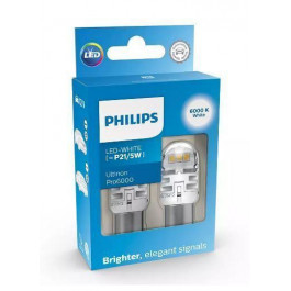 Philips P21/5W LED White Ultinon Pro6000 12В (11499CU60X2)