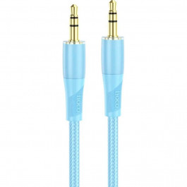 Hoco UPA25 Transparent Discovery Edition AUX Audio Cable Blue