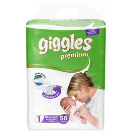 giggles Premium 1 Newborn, 56 шт