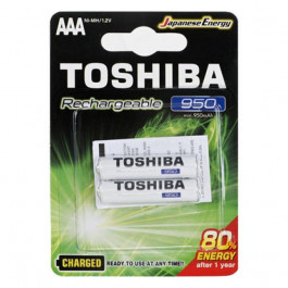 Toshiba AAA 950mAh NiMH 2шт Rechargeable (00156699)