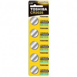 Toshiba CR-2025 bat(3B) Lithium 5шт (00152702)