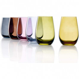 Stoelzle Набір склянок для води 335 мл 6 предметів різнокольорові Elements (F3-40435-1)