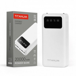TITANUM OL22 20000mAh  White (TPB-OL22-W)