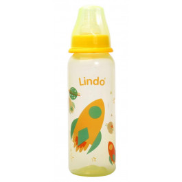 Lindo Бутылочка для кормления LI 138 желтый 250 мл