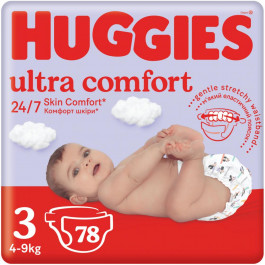 Huggies Ultra Comfort 3, 50 шт.