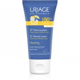 Uriage Bebe 1st Mineral Cream SPF 50+ мінеральний крем для засмаги SPF 50+ 50 мл