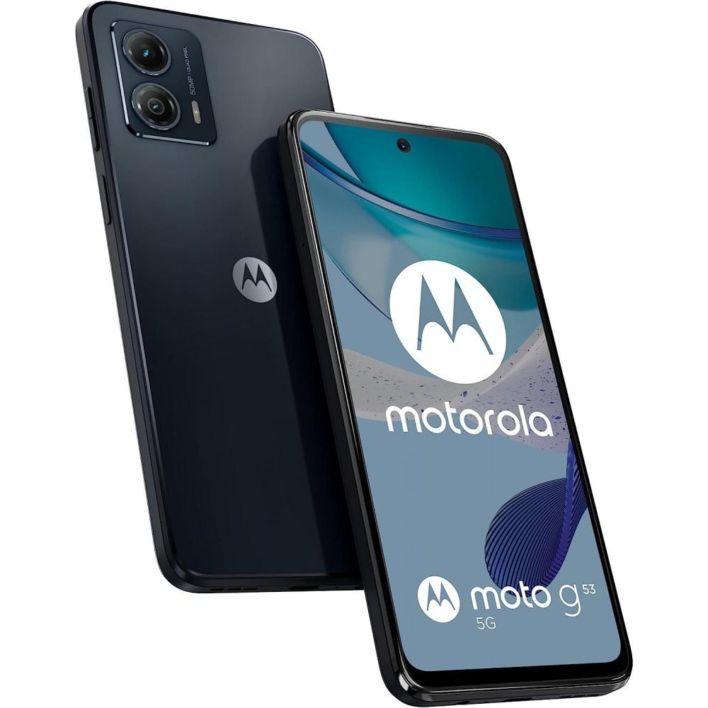 Motorola Moto G53 4/128GB Ink Blue (PAWS0031) - зображення 1