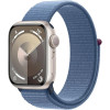 Apple Watch Series 9 GPS 41mm Starlight Aluminum Case w. Winter Blue Sport Loop (MR9K3) - зображення 1