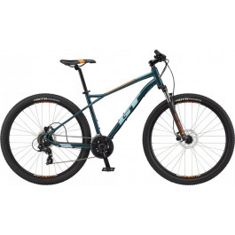 GT Bicycles Aggressor Expert 27,5" 2023 / рама 38см satin slate blue w/blue&orange