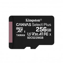 Kingston 256 GB microSDXC Class 10 UHS-I U3 Canvas Select Plus SDCS2/256GBSP
