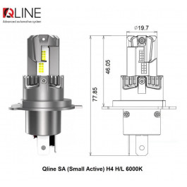 QLine SA H4 H/L 6000K