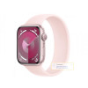Apple Watch Series 9 GPS 45mm Pink Alu. Case w. Light Pink Solo Loop - Size 7 (MR9T3+MTH73) - зображення 1