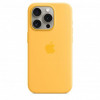 Apple iPhone 15 Pro Silicone Case with MagSafe - Sunshine (MWNK3) - зображення 1