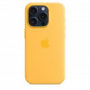 Apple iPhone 15 Pro Silicone Case with MagSafe - Sunshine (MWNK3) - зображення 2