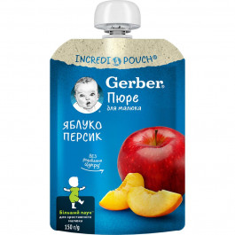 Gerber Пюре яблоко-персик 150 г