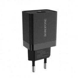 Borofone BA20A Sharp Single Micro-USB Black (BA20AMB)