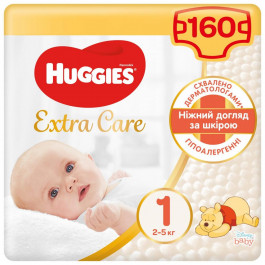 Huggies Extra Care,1,160 шт.
