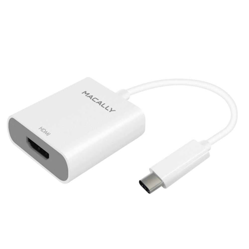Macally Adapter USB-C to HDMI 4K White (UCH4K60) - зображення 1